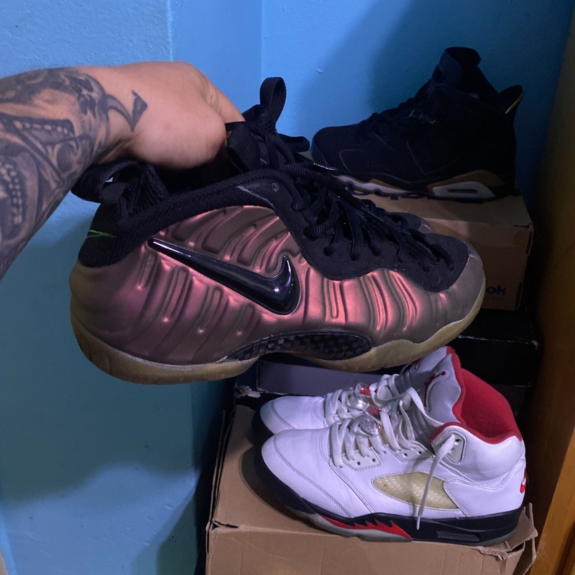 Nike Foamposite pro “Gym Green” Size