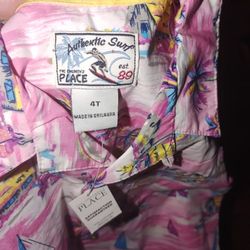 Surfer Shirt. 4T. New With Tags. Never Used. 