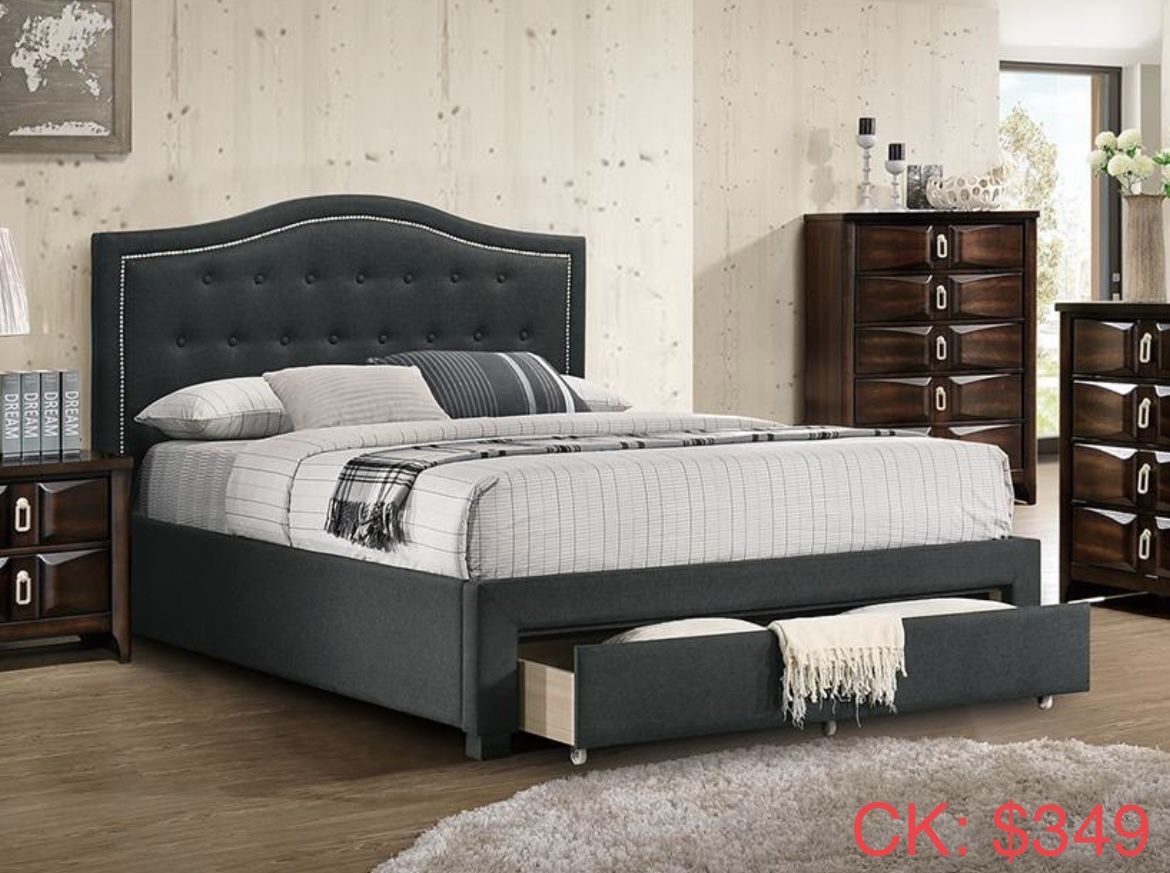 Cal King Bed Frame With Storage