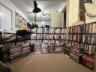 700+ movies, massive DVD/Blu-Ray collection
