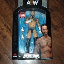 1 OF 5000 CM Punk Aew Action Figure 