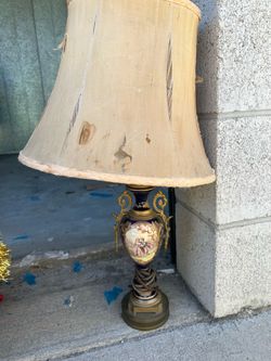 Blue Porcelain Lamp