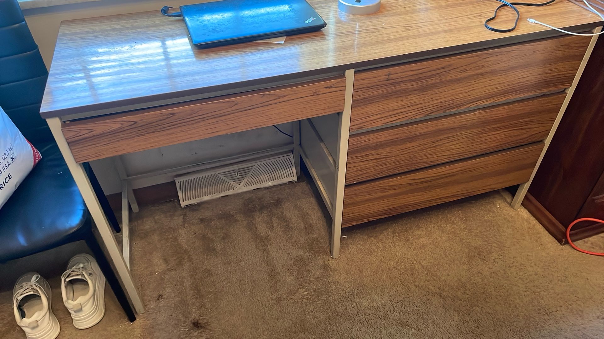 Desk & (with Cabinet)