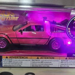 Jada Back To The Future DeLorean Pink Slips Chase Car