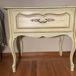 Vintage bedside table