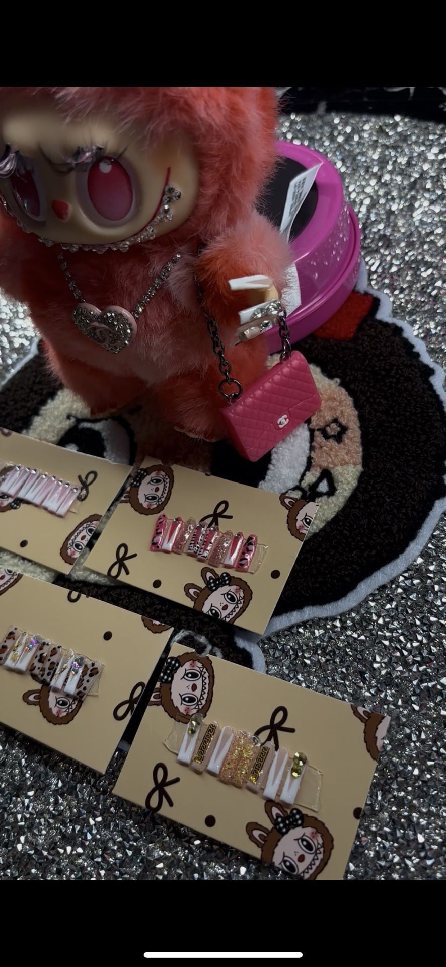 Labubu Doll Nails
