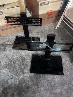 Two Glass Based TV Stands