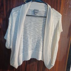 Othyroce Shrug Sweaters for Women Open Front Lightweight Crochet Knit Sweater Cardigans XL
