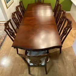 Elegant Dining Room Table.