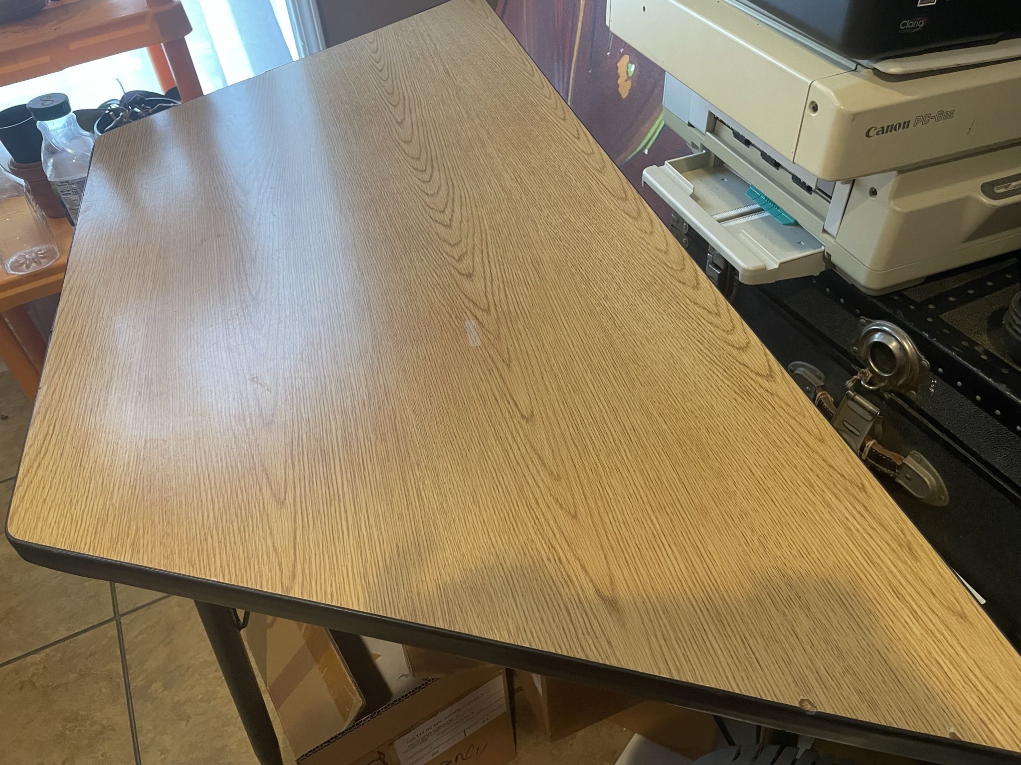 Trapezoid Shaped Table