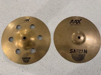 Sabian AAX 10” Splash Cymbals Set. Read Description Please!! $140!!