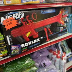 Nerf Roblox Cobra Gun Viper Strike New Selead 