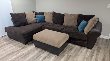 Sectional and Ottoman