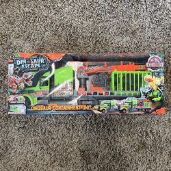 Dinosaur Escape Semi Truck Toy