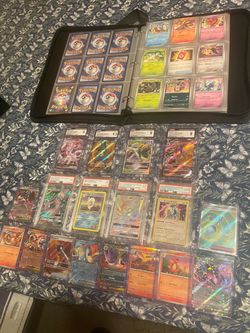 Pokémon Card Collection with Graded Cards and album, no trades or lowball offers!