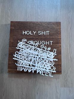 Letter Board with Letters