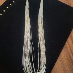 30 Strand Silver Necklace 