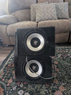 Dual superbluer 500W Subwoofer Speaker Box