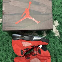 Jordan 5 Retro Raging Bull Red