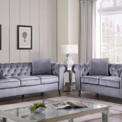 Sofa and Loveseat Set 