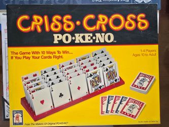 CRISS CROSS PO-KE-NO Pokeno - RARE Poker Keno Card Game - Bicycle 100% Complete