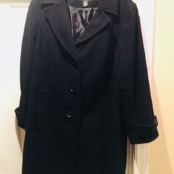 Ladies Wool Coat - Size 16