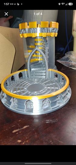 3D printed DND dice tower