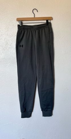 Under Armour boys gray joggers activewear pants size Large youth