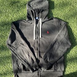Black Polo Ralph Lauren full-zip hoodie