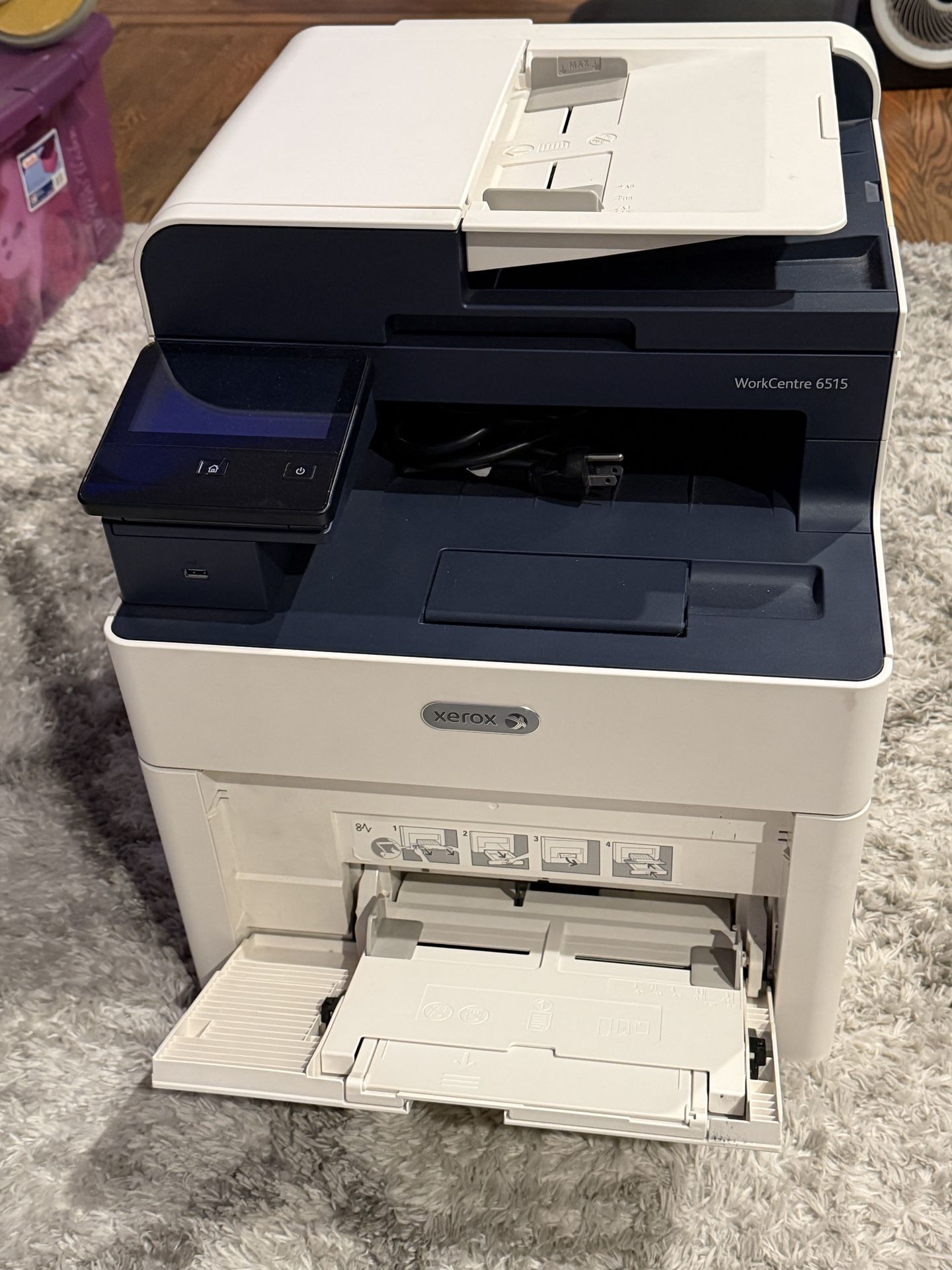 Xerox WorkCentre 6515 Color Laser Printer – Used, Duplex, Good Condition