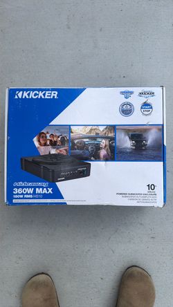 Kicker Hideaway HS10 Powered Subwoofer