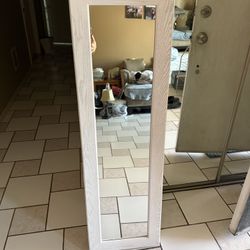 Tall Jewelry Box With Mirror 