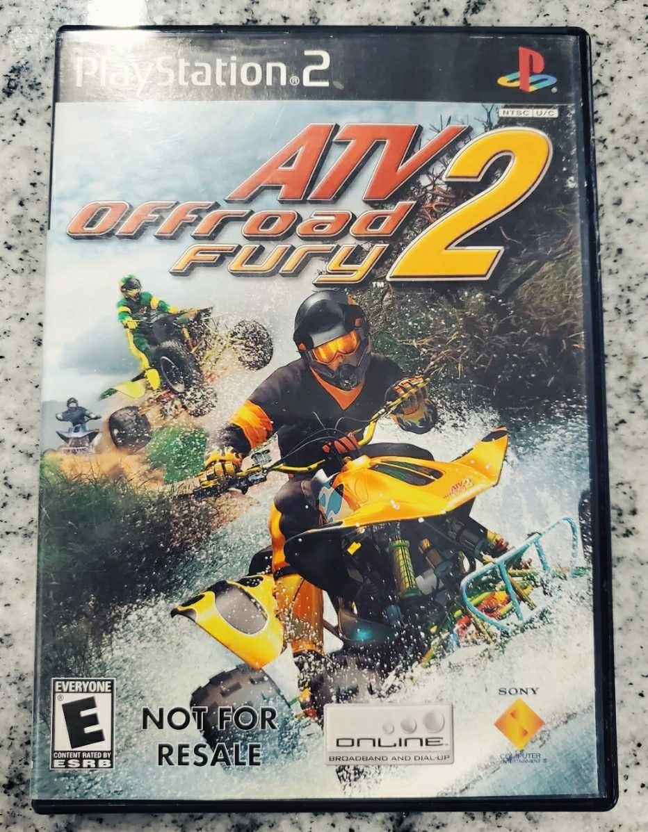 ATV⚡Offroad Fury 2 - Sony PlayStation 2 (PS2) Game w/ Instruction Manual !!