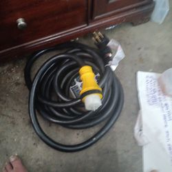 25 Ft 30 Amp male To 50amp Female RV  GENERATOR CORD
