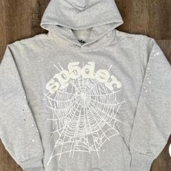Grey Spider Hoodie