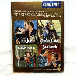 Errol Flynn TCM Greatest Classic Legends 4 Movie DVD Collection Robin Hood