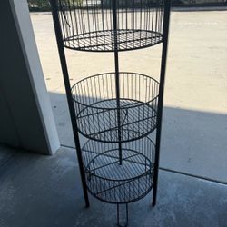 3 Tier Metal Basket Organizer - Large 