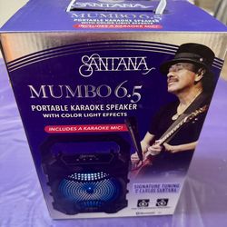 Santana Portable Karaoke Speaker with Mic