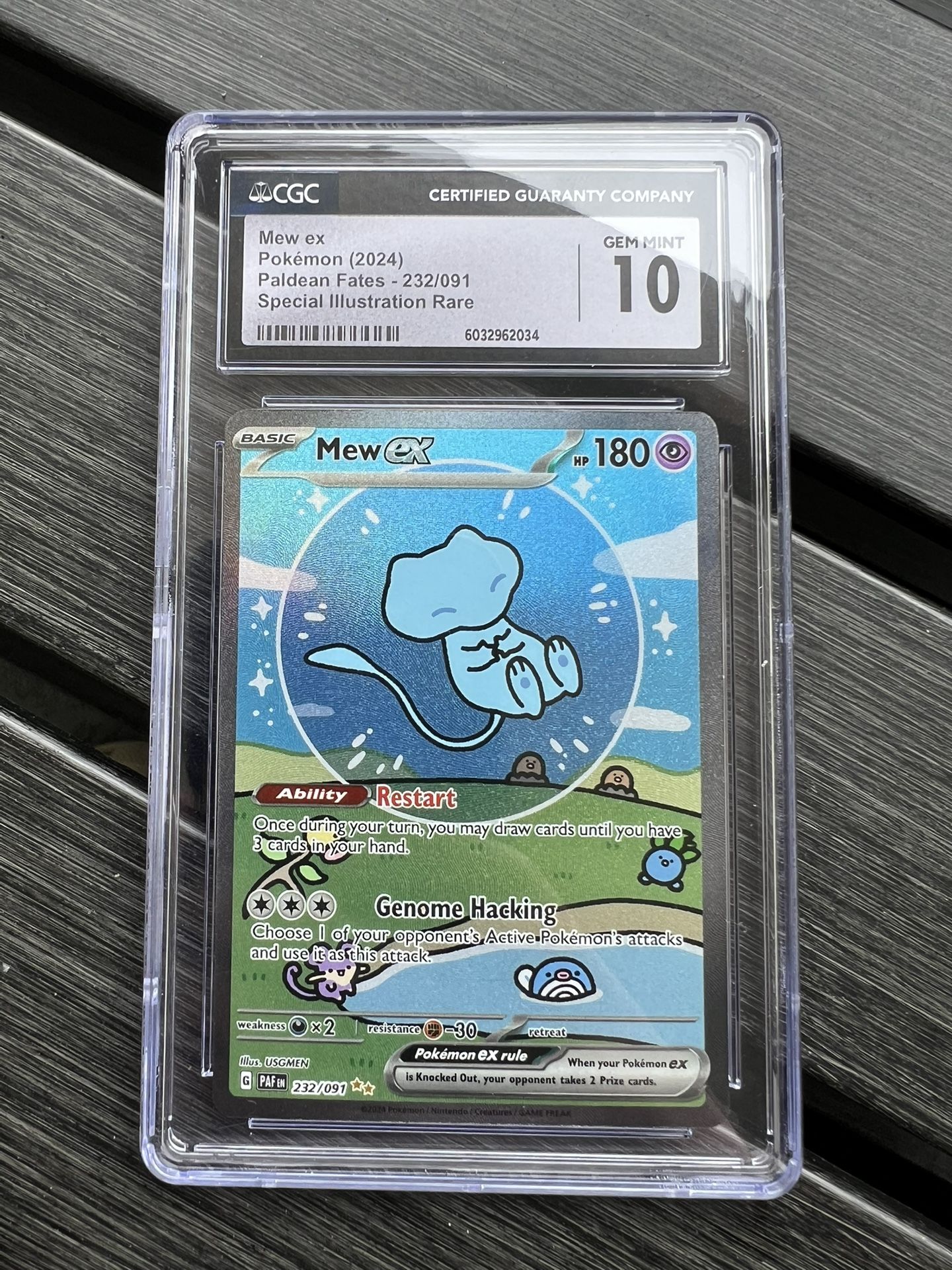 Pokemon Mew EX #232 Paldean Fates