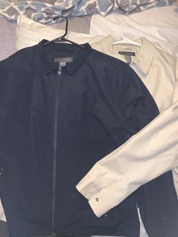 2 preowned men’s Banana Republic jackets in excellent condition. Both for one price