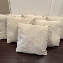 Cream Accent Pillows (Set Of 6)