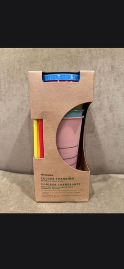 STARBUCKS REUSEABLE CUPS 5PK NEW.....