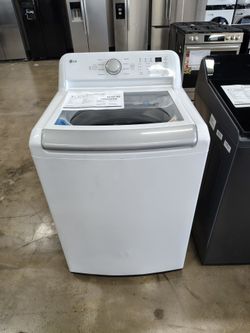 LG 5.0 cu ft Mega Capacity Top Load Washer with Turbo Drum -White