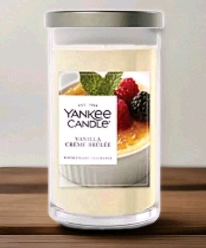 Yankee Candle Vanilla Cream Brulee.