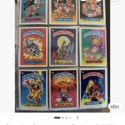 completely set of garbage pail kids cards