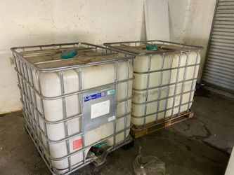 275 Gallon water tank X 2