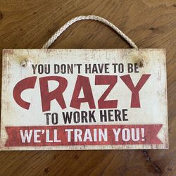 Hanging Wall Art, Wall Sign, Decor