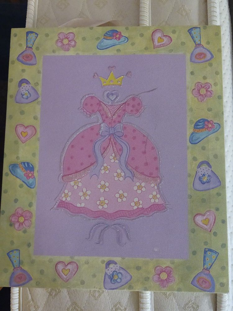 Princess canvas print