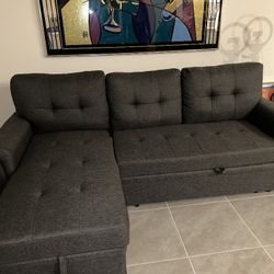 Sofa -Lucenia 81.5'' Upholstered Sleeper Sofa