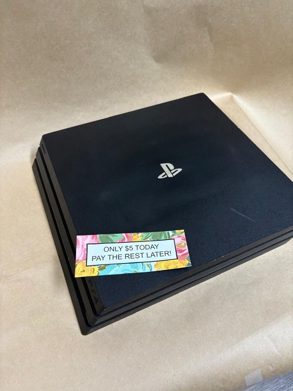 Playstation 4 Pro PS4 Pro Gaming Console - Pay $1 today and pay the rest later -